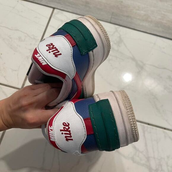 Nike Air Force 1 Shadow Low Mystic Navy Women’s Sneakers Size 7.5 - Picture 5 of 8